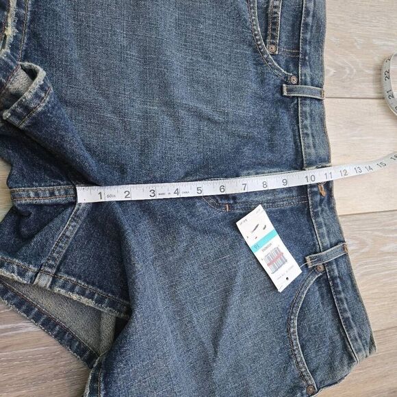 Calvin Klein Jean Shorts high waist rigid short antique size 16 - Picture 11 of 16
